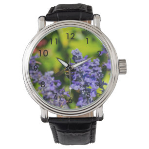 Salvia With Bumblebee Armbandsur