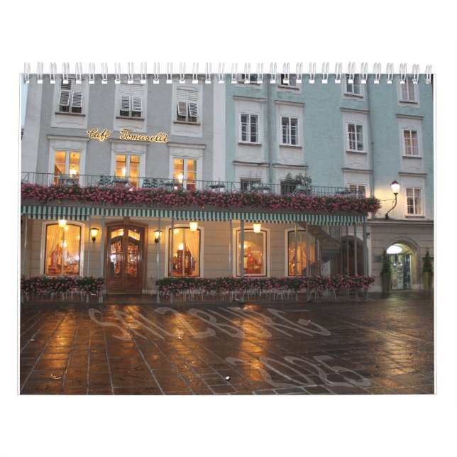 Salzburg 2025-väggskalender kalender (Omslag)