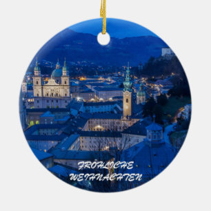 Salzburg Austria Panormaic Ornament