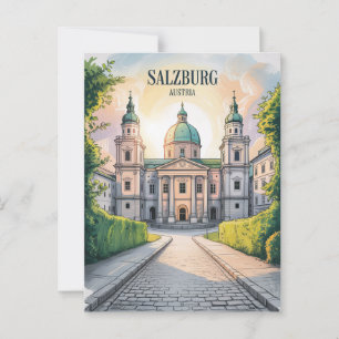 Salzburg Austria Postcard Vykort