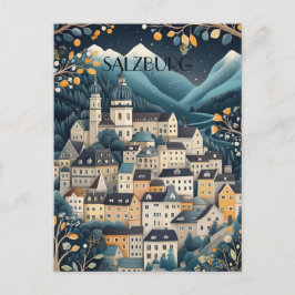 Salzburg Austria Travel Vykort