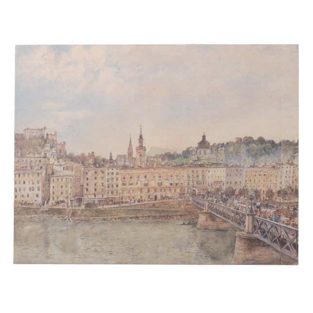 Salzburg (av Rudolf von Alt) Anteckningsblock (Framsida)