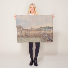 Salzburg (av Rudolf von Alt) Fleecefilt