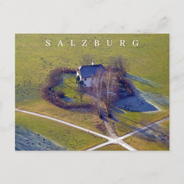 Salzburg Bödelhusets vykort (Framsida)