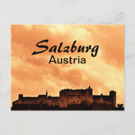 Salzburg Castle i Österrike Festung Hohensalzburg Vykort