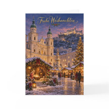 Salzburg Dom och krubba God jul