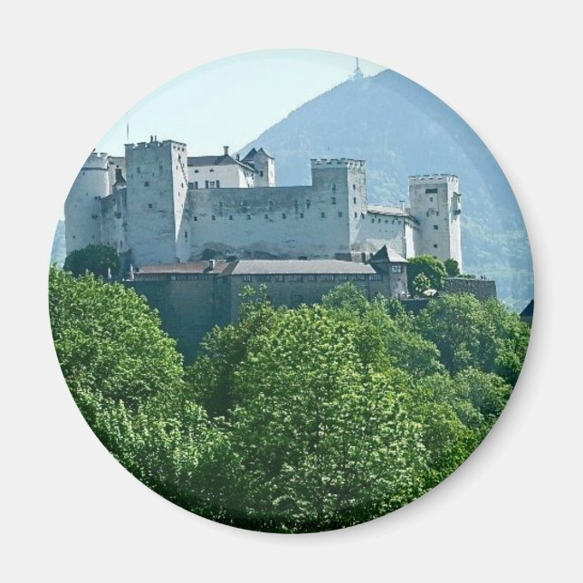 Salzburg Fortress Magnet (Framsidan)