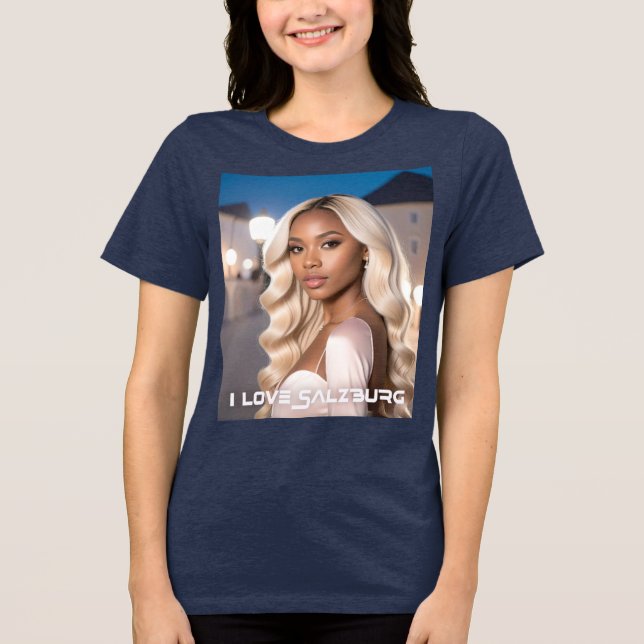 SALZBURG - I LOVE SALZBURG T SHIRT (Framsida)