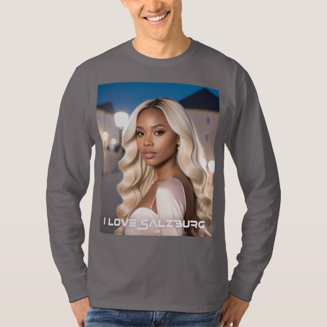 SALZBURG - I LOVE SALZBURG T SHIRT (Framsida)