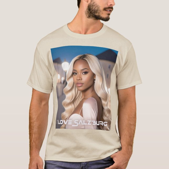 SALZBURG - I LOVE SALZBURG T SHIRT (Framsida)