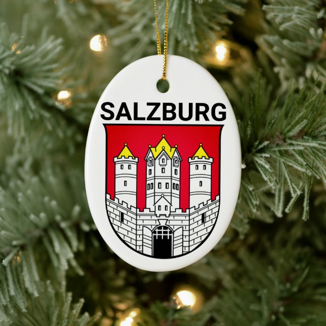 Salzburg-jacka av arm - ÖSTERRIKE Julgransprydnad Keramik (Träd)