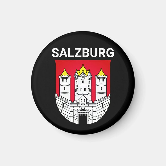 Salzburg-jacka av arm - ÖSTERRIKE Magnet (Framsidan)