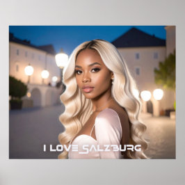 SALZBURG - JAG ÄLSKAR SALZBURG POSTER