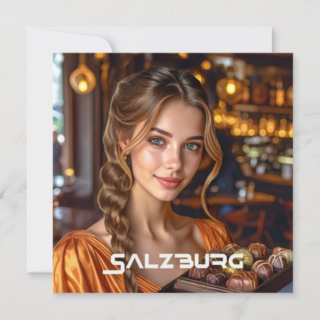 SALZBURG - KÄRLEK FRÅN ÖSTERRIKE KORT (Framsida)