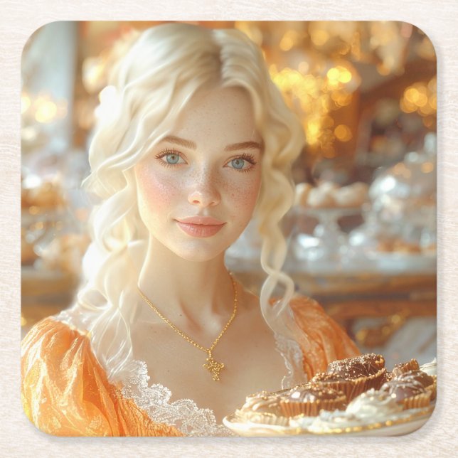 SALZBURG - LOVE FROM AUSTRIA UNDERLÄGG PAPPER KVADRAT (Framsidan)