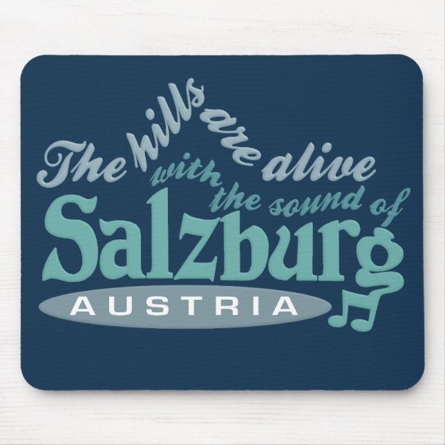 Salzburg mousepad musmatta (Framsidan)