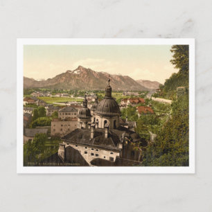 Salzburg och Untersberg, Österrike Vykort