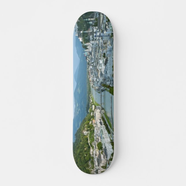 Salzburg Old School Skateboard Bräda 18 Cm (Framsida)