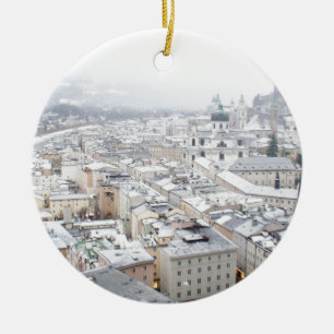 Salzburg (Österrike) Foto, I kärlek Salzburg Julgransprydnad Keramik