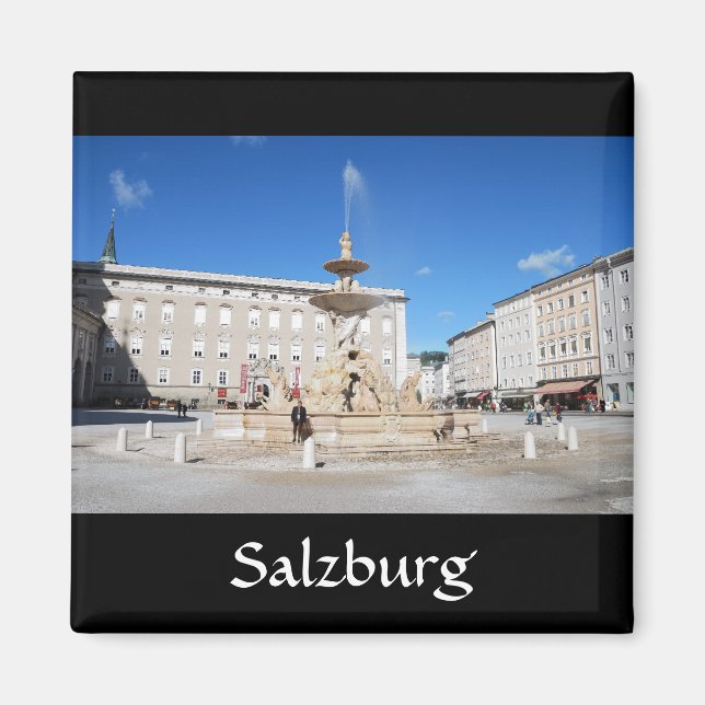 Salzburg, Österrike Magnet (Framsidan)