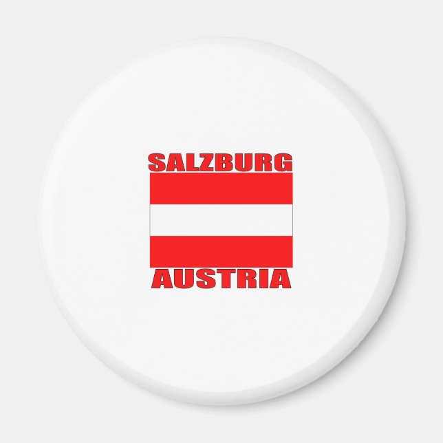 Salzburg, Österrike Magnet (Framsidan)