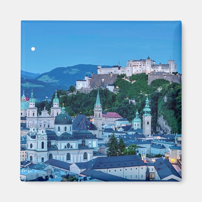 Salzburg, Österrike Magnet (Framsidan)