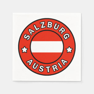 Salzburg Österrike Pappersservett