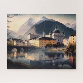 Salzburg, Österrike Pussel