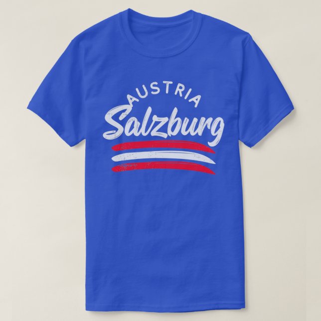 Salzburg Österrike T Shirt (Design framsida)