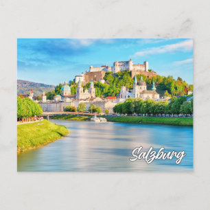 Salzburg, Österrike Vykort