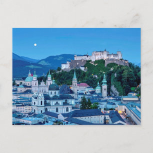 Salzburg, Österrike Vykort