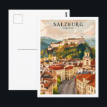 Salzburg Österrikes Berömd Travel Ställe Vykort<br><div class="desc">Salzburg Österrikes Berömd Travel Ställe</div>