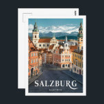Salzburg Österrikes Berömd Travel Ställe Vykort<br><div class="desc">Salzburg Österrikes Berömd Travel Ställe</div>