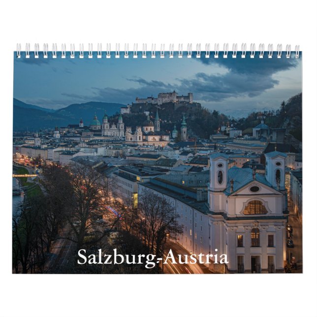 Salzburg-Österrikes kalender (Omslag)