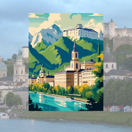 Salzburg, Österrikes vykort