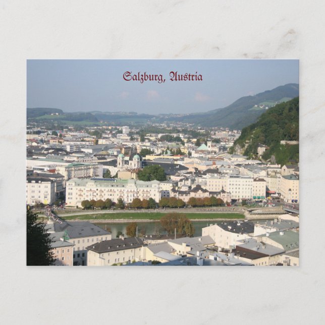 Salzburg, Österrikes vykort (Framsida)