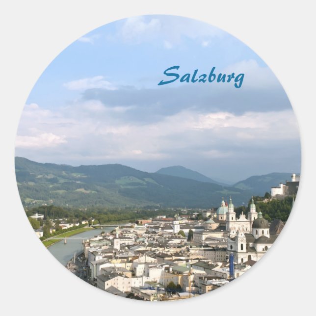 Salzburg Runt Klistermärke (Framsida)