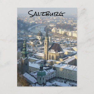 Salzburg snö vykort
