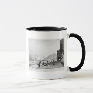 Salzburg som inristas av Bayot & Cuvilier, 1840 Mugg