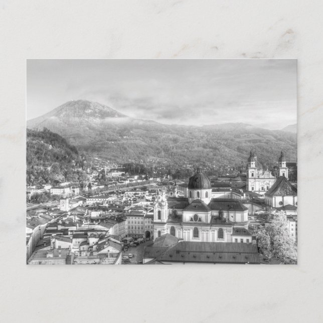 Salzburg Stadsvy      Vykort (Framsida)