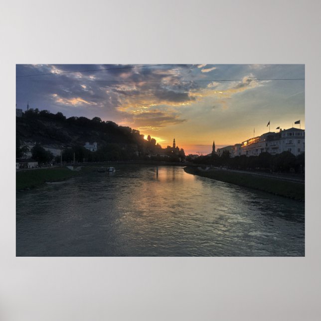 Salzburg Sunset Poster (Framsidan)
