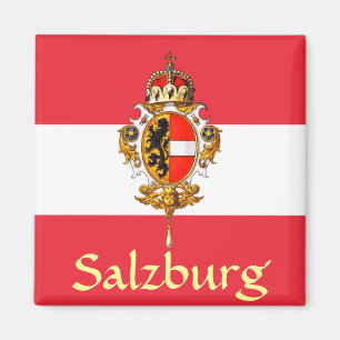 Salzburg vapensköld magnet