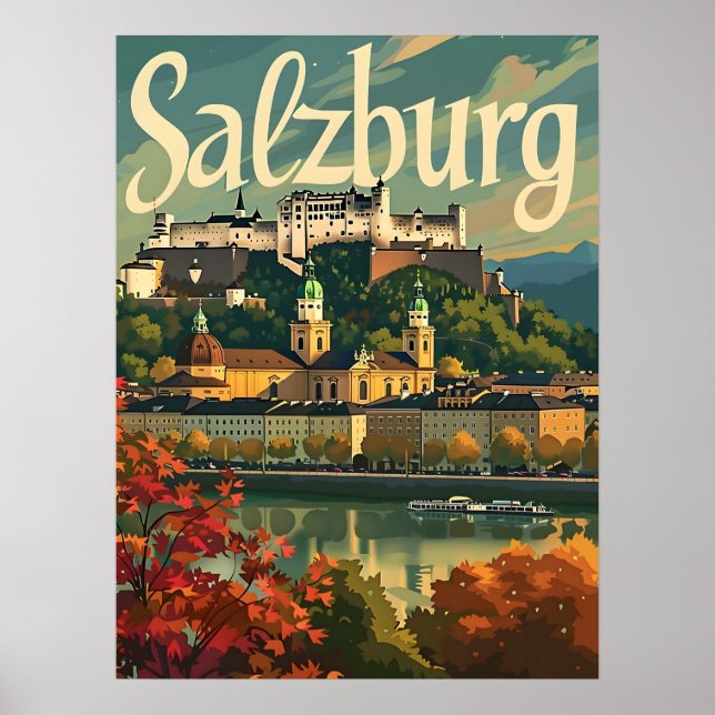 Salzburg Vintage Poster (Framsidan)