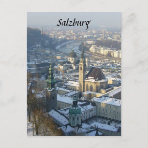 Salzburg-vinter Vykort