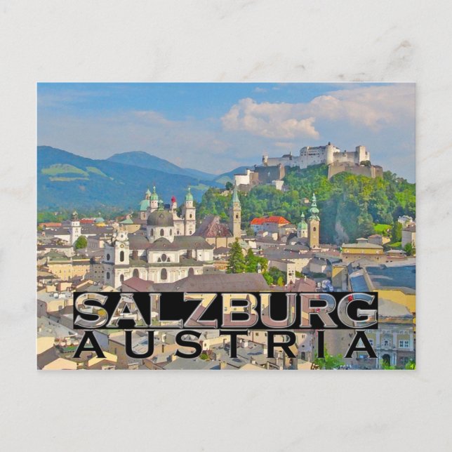 Salzburg Vykort (Framsida)