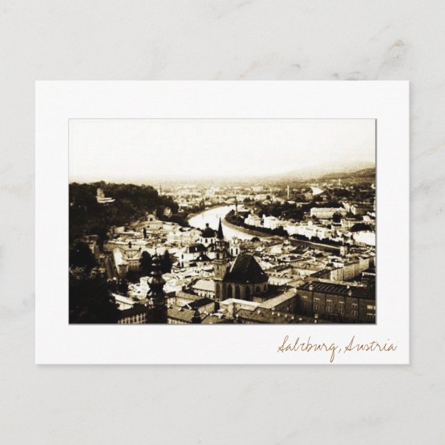 Salzburg-vykort Vykort (Framsida)
