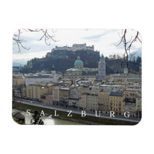 Salzburgs panoramabildsmagnet magnet