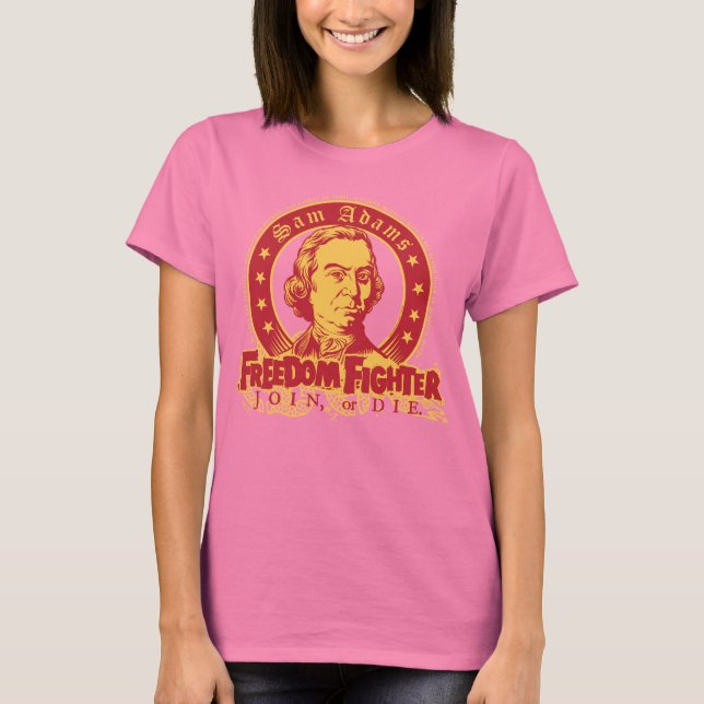 Sam Adams Freedom Fighter T-Shirt (Framsida)