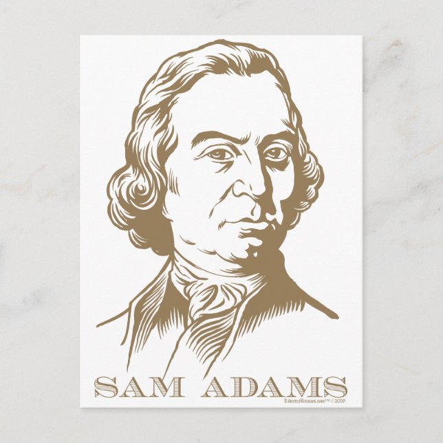 Sam Adams Vykort (Framsida)