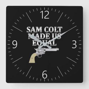 Sam Colt gjorde oss jämlika Fyrkantig Klocka